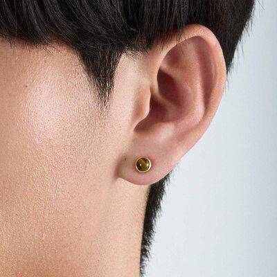 Baroque Stud Pierce/ ブラウン