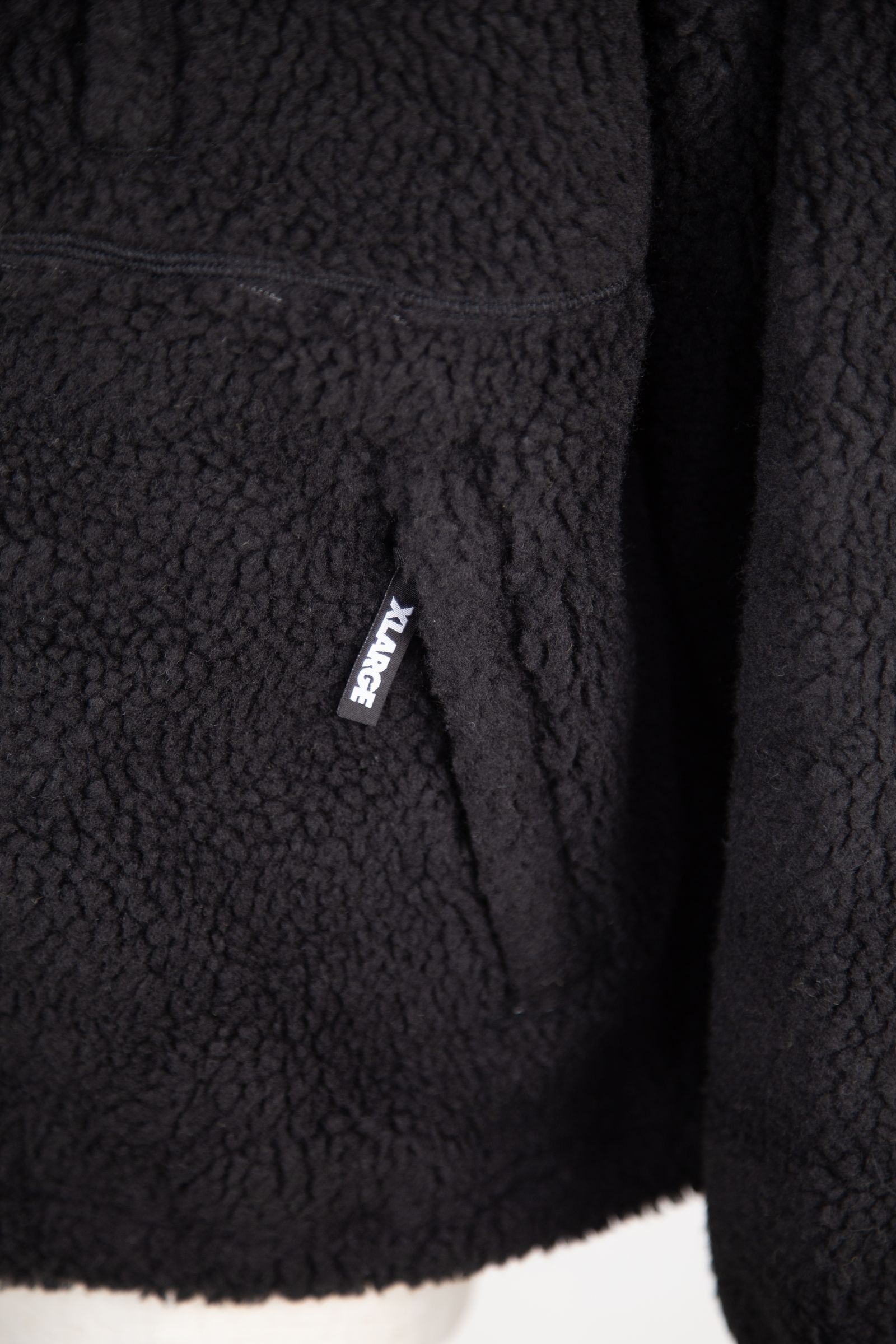 XLARGE - BOA FLEECE ZIP-UP JACKET / ブラック | Tempt