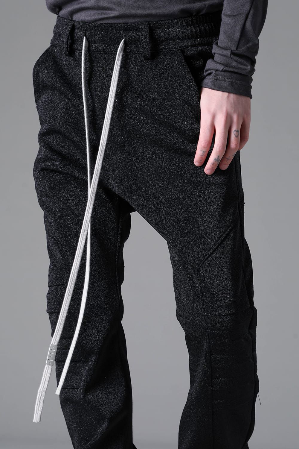 Lurex Multi-Panel Flared Pants