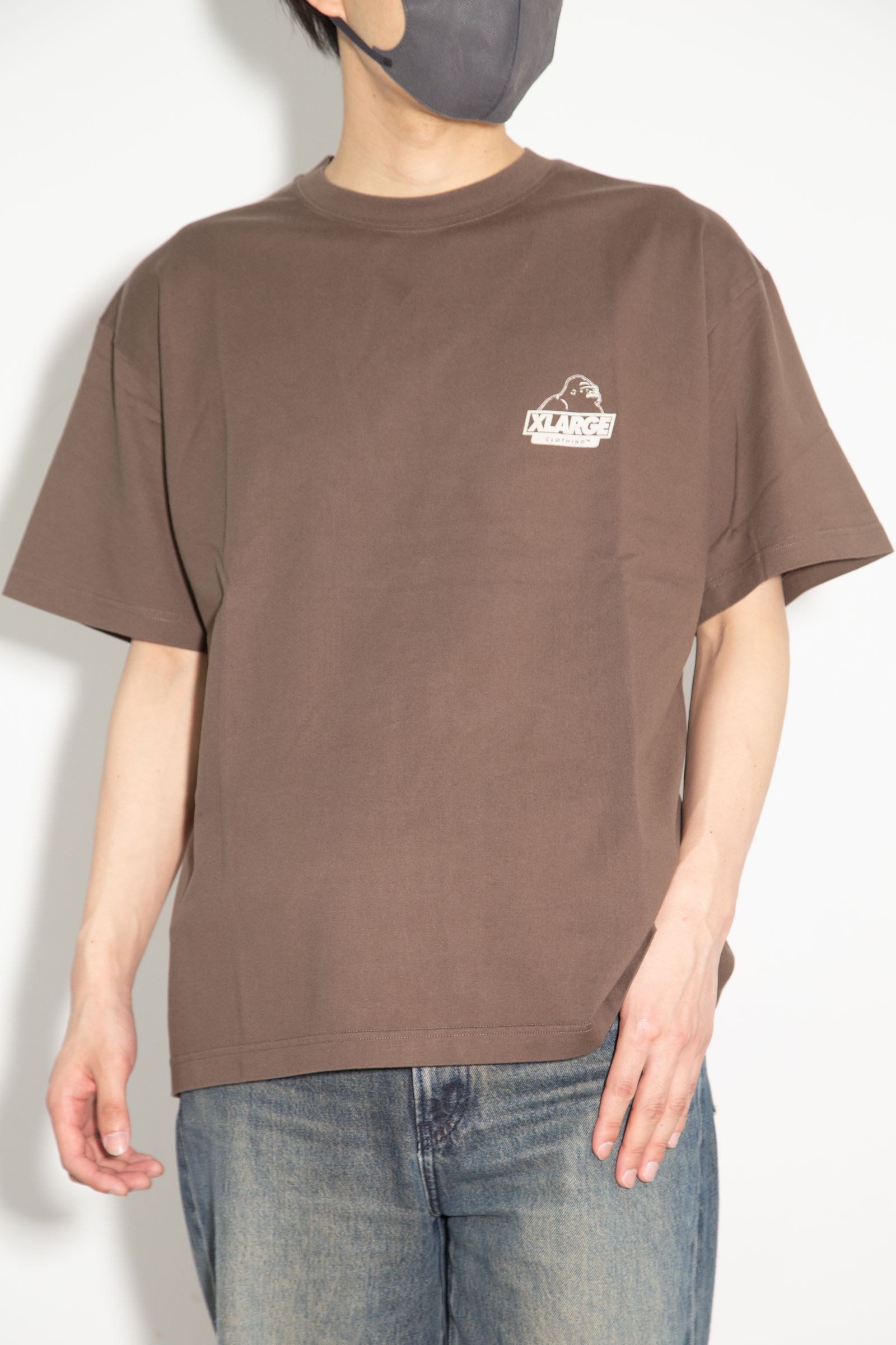 ［ラスト1点 サイズL］BACKSIDE OG S/S TEE / ブラウン