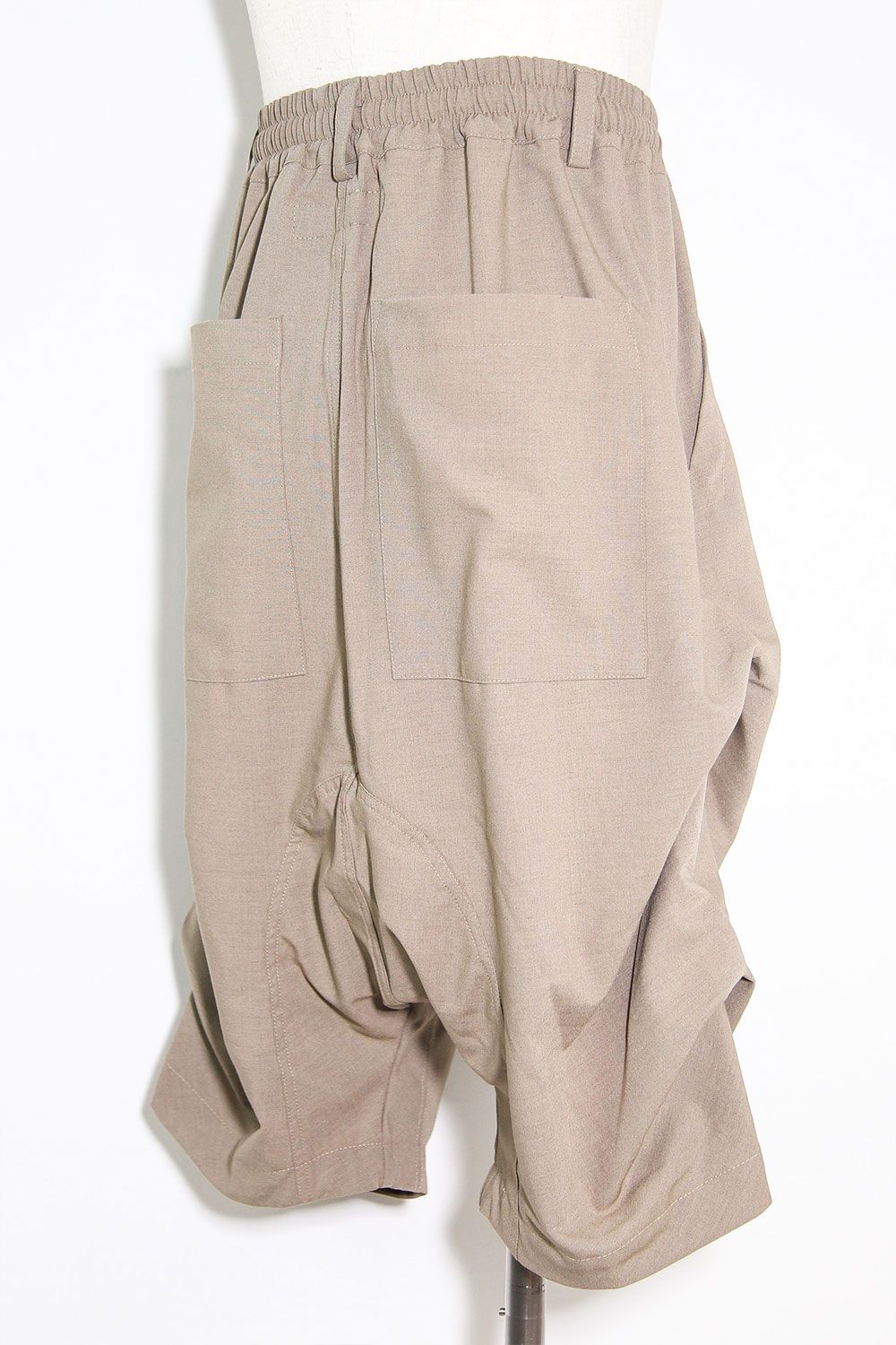サマーウールタックショーツ / Summer Wool Tuck Shorts / ライトベージュ / ag-11020-2