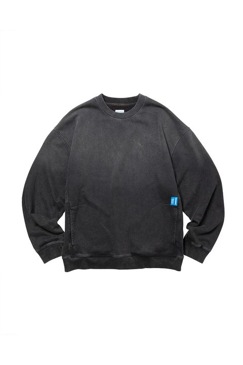 GARMENT DYED CREWNECK / ブラック