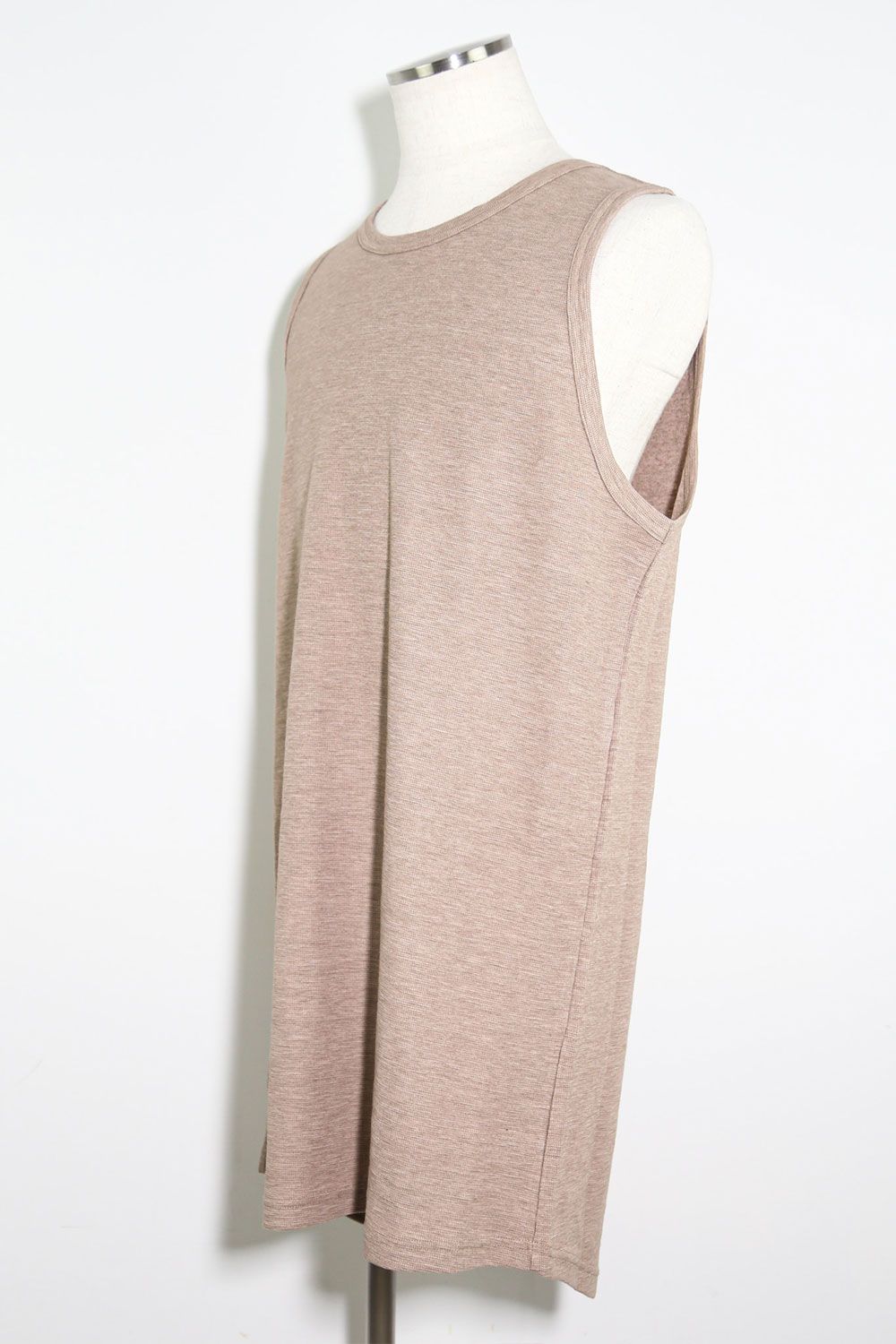 サーフニットロングタンクトップ / Surf Knit Long Tank Top / ベージュ / ag-6083-4