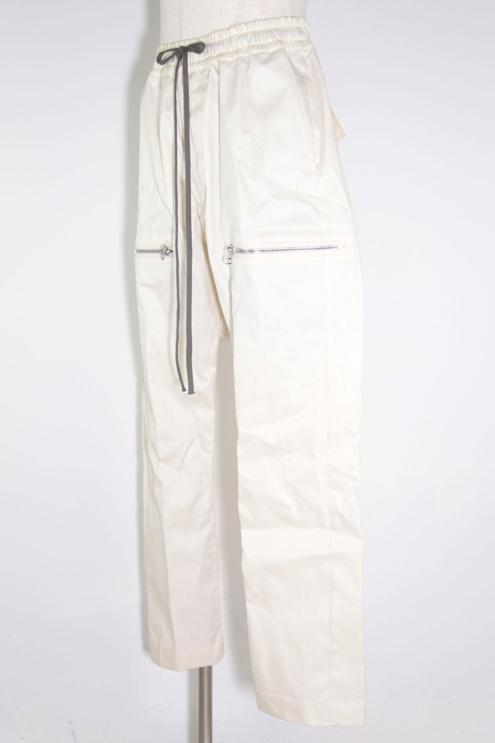 サイドジップワイドパンツ / Side Zip Long Pants / アイボリー
