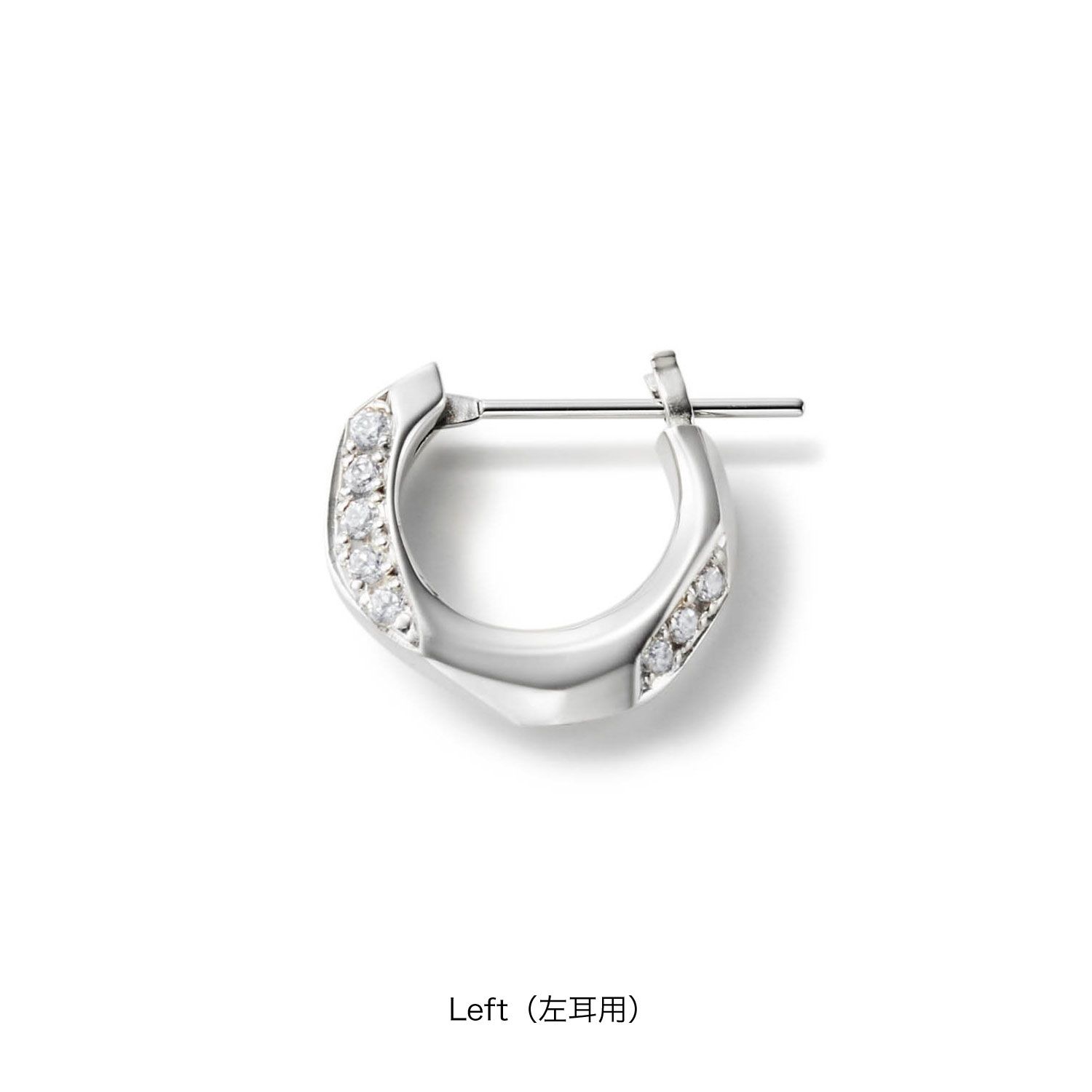 Crockery Pierce w/dia ピアス（左耳用） Crockery Pierce w/dia ピアス（左耳用）