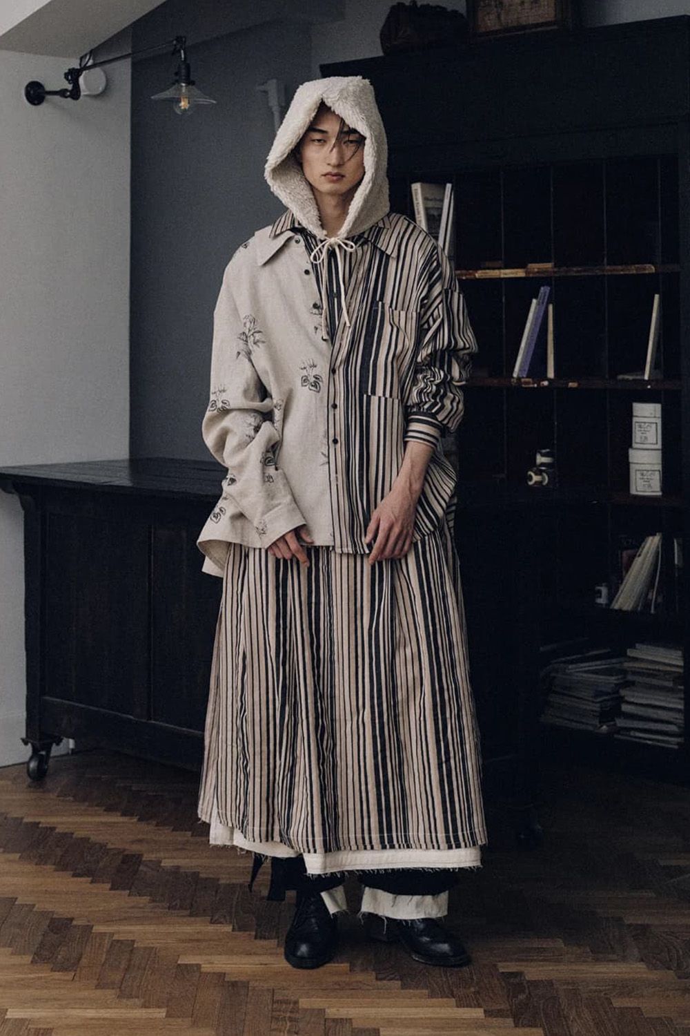 Striped Layered Skirt