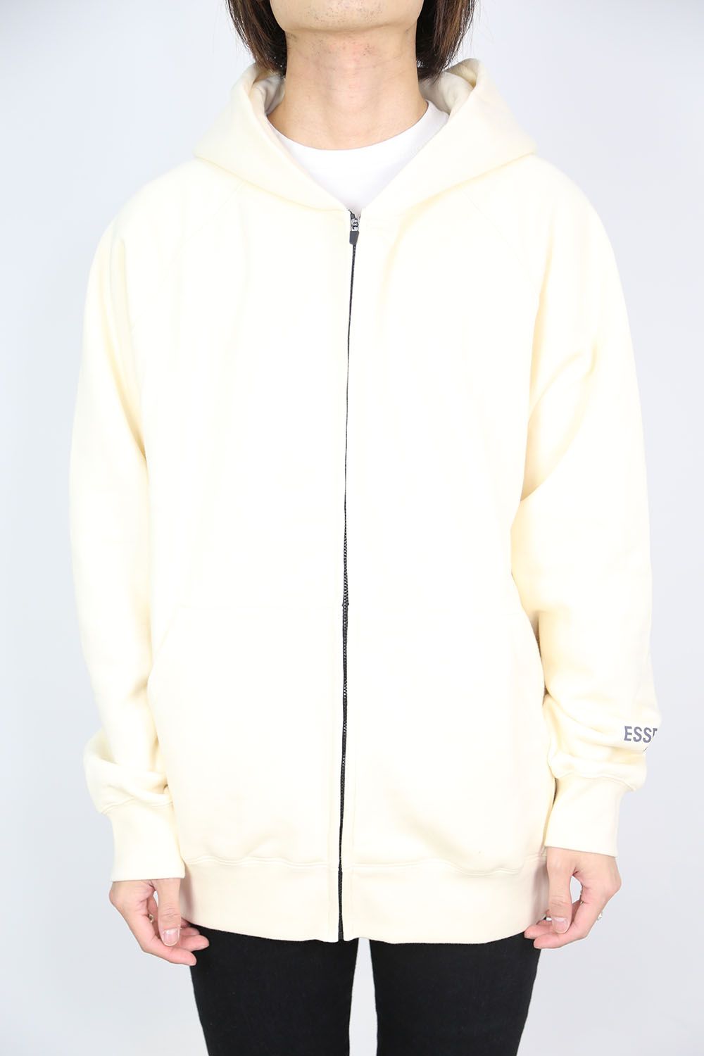 FULL ZIP HOODIE / クリーム