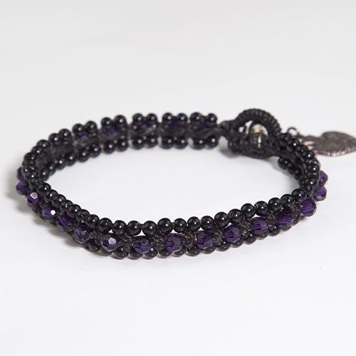 バブルシルバーブレスレット / パープル / BUBBLE SV BRACELET //Purple