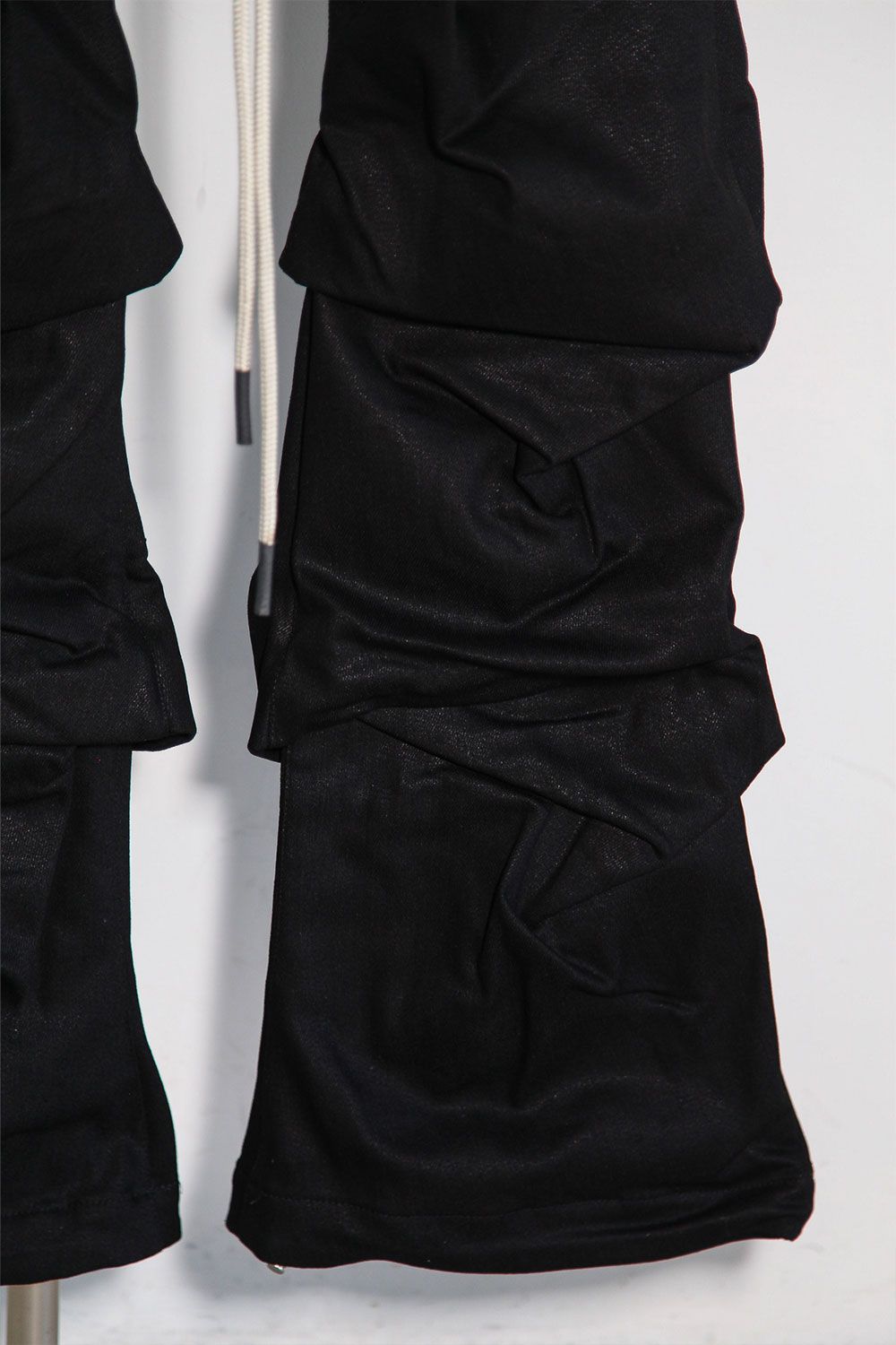 ブーツカットタックパンツ / BOOTS CUT TUCK PANTS / ブラック / ag-8060-2