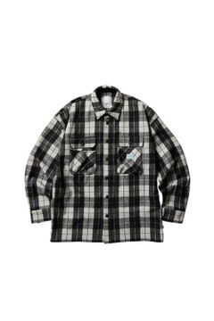 LR PLAID SHIRT / ホワイト
