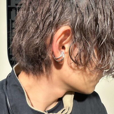 Layered Hoop Ear Cuff