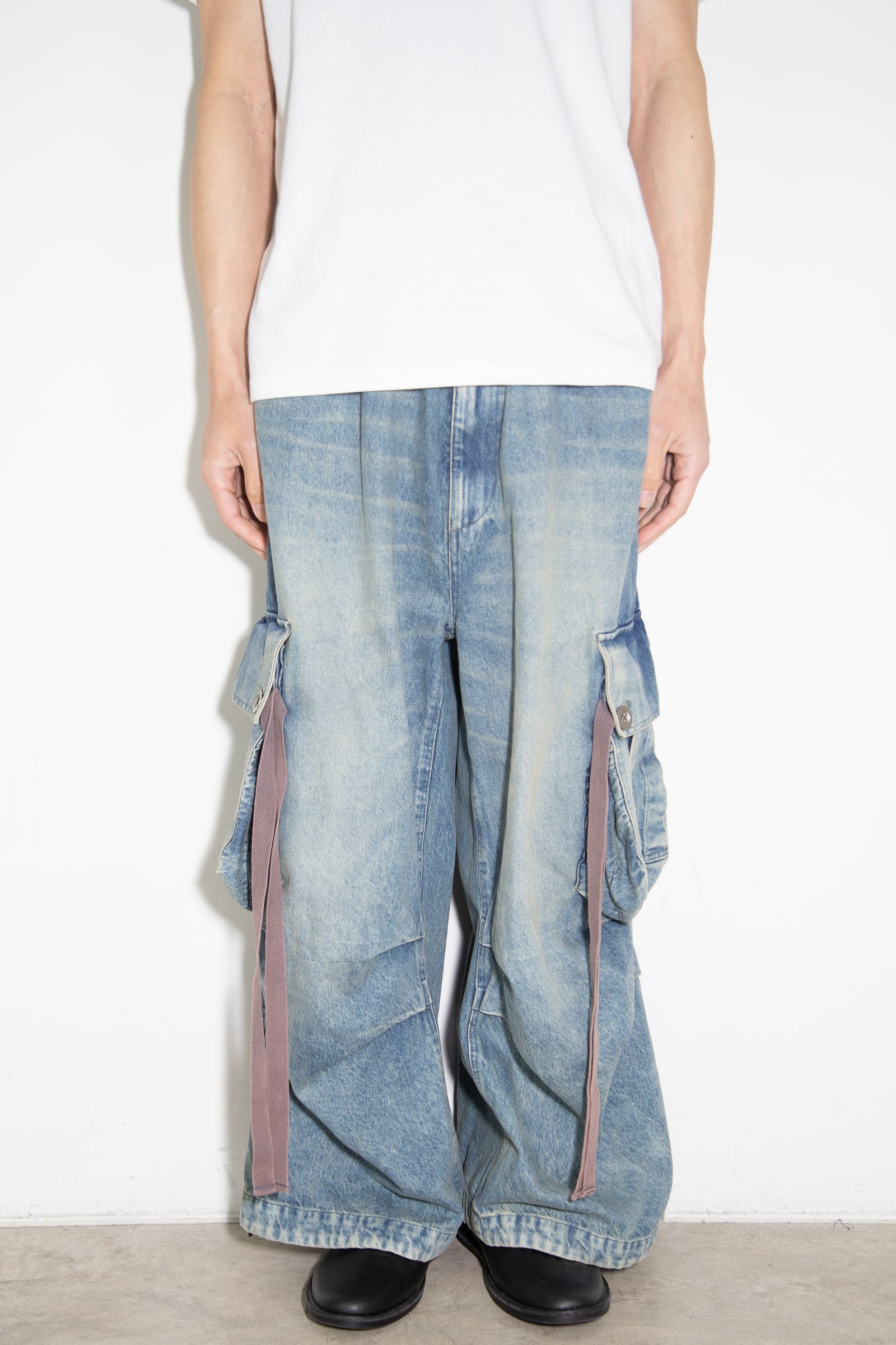 ヴィンテージデニムワイドパンツ / VintageDenim Wide Pants / ブルー / ag-8062