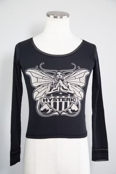 LEVITATED GIRL チビTシャツ / ブラック