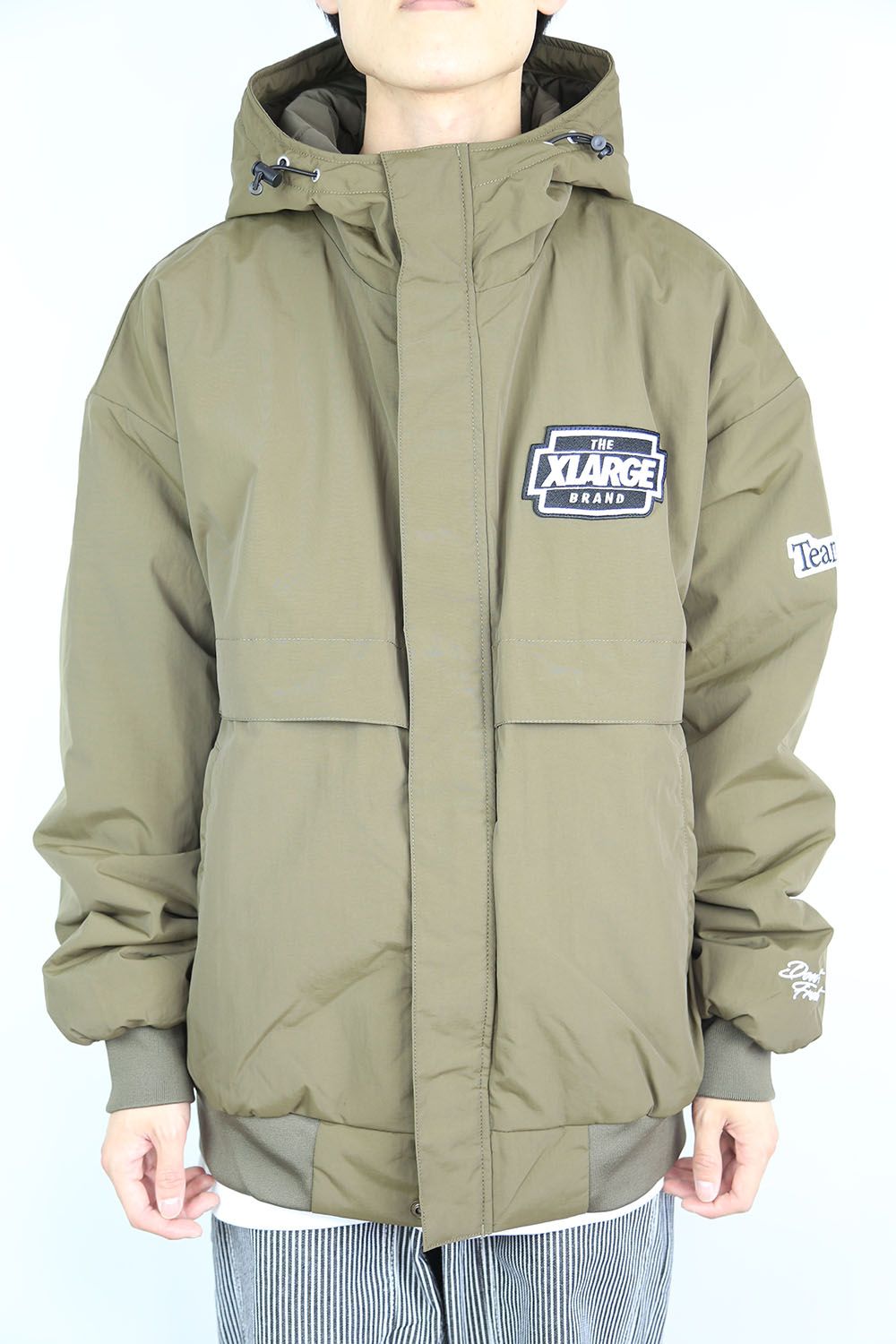 XLARGE - NYLON PUFFER JACKET / ブラウン | Tempt