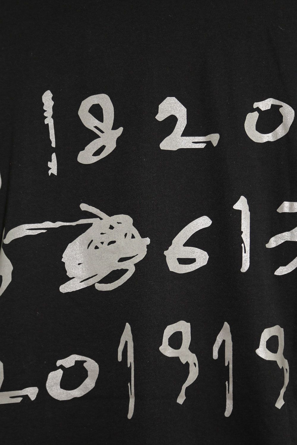 ナンバープリントオーバーサイズTシャツ / Numbering Print Over Sized T-Shirts / ブラック
