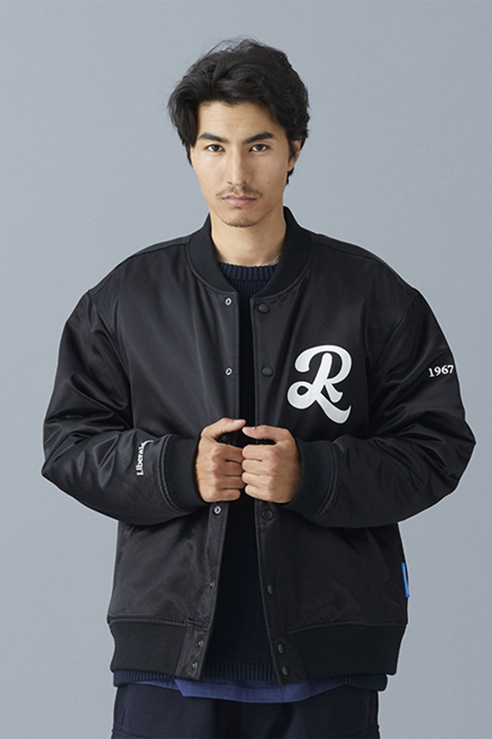 ［ラスト1点 サイズL］LR VARSITY JACKET / ブラック