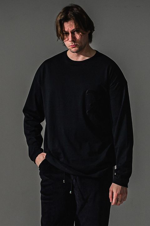 RC over longsleave Tee / ブラック