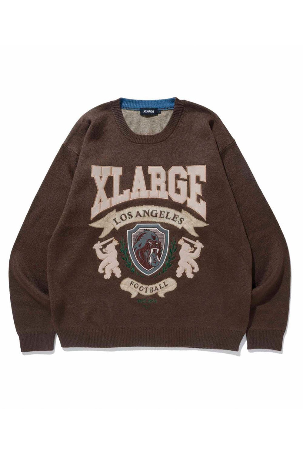 XLARGE エンブレムロゴニット