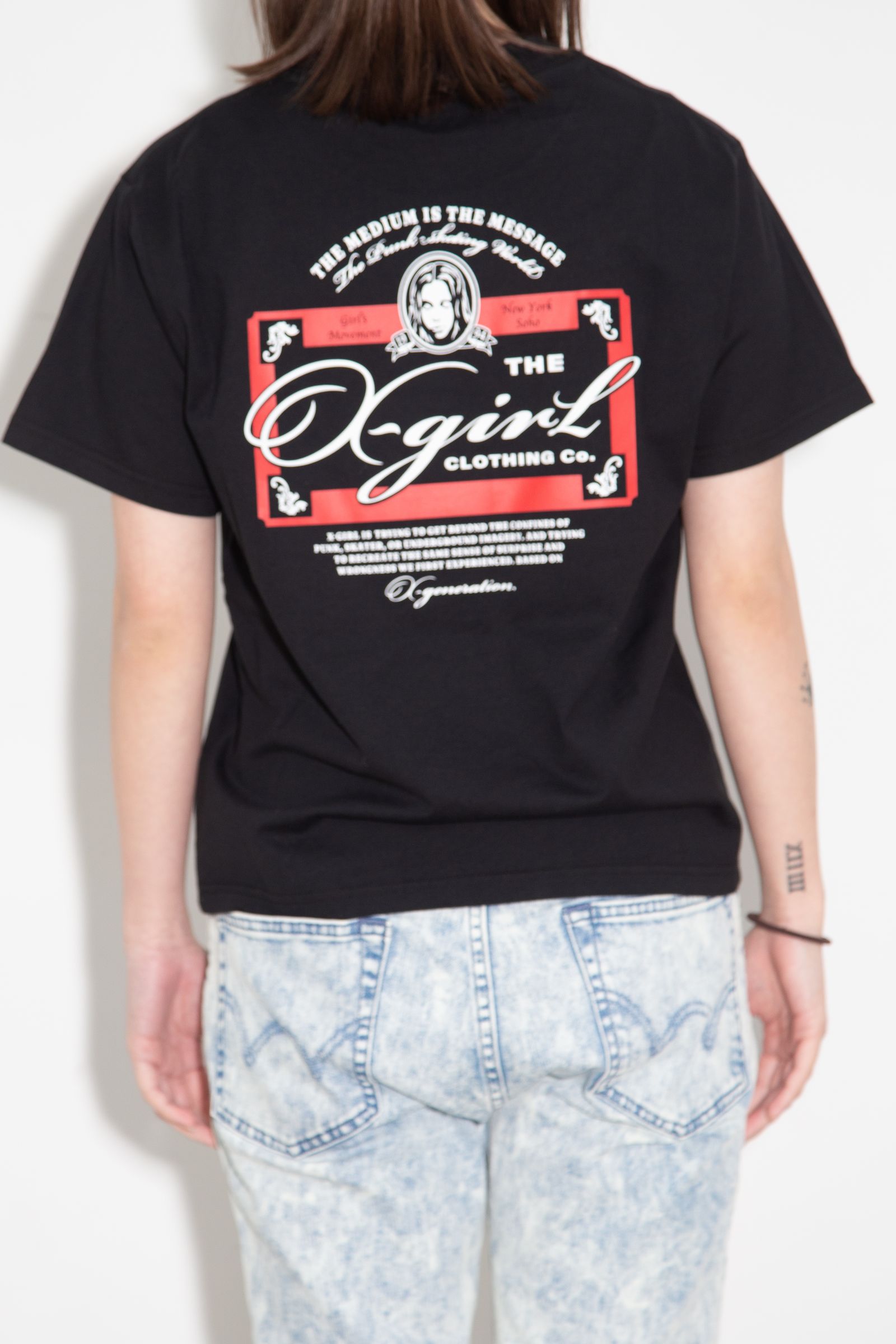 FACE RED LABEL S/S TEE / ブラック