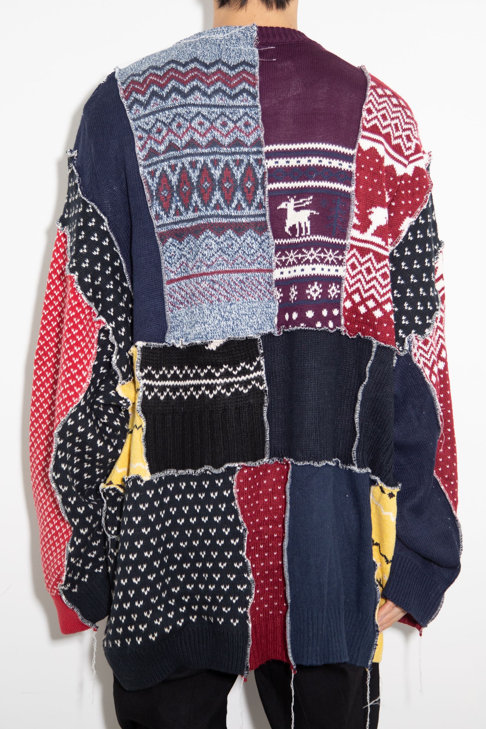 Nordic Patchwork Sweater / B
