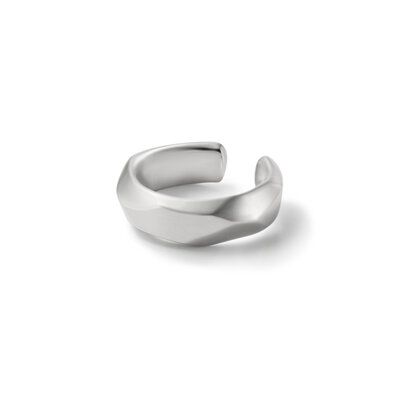 Crockery Ring Ear Cuff - SILVER