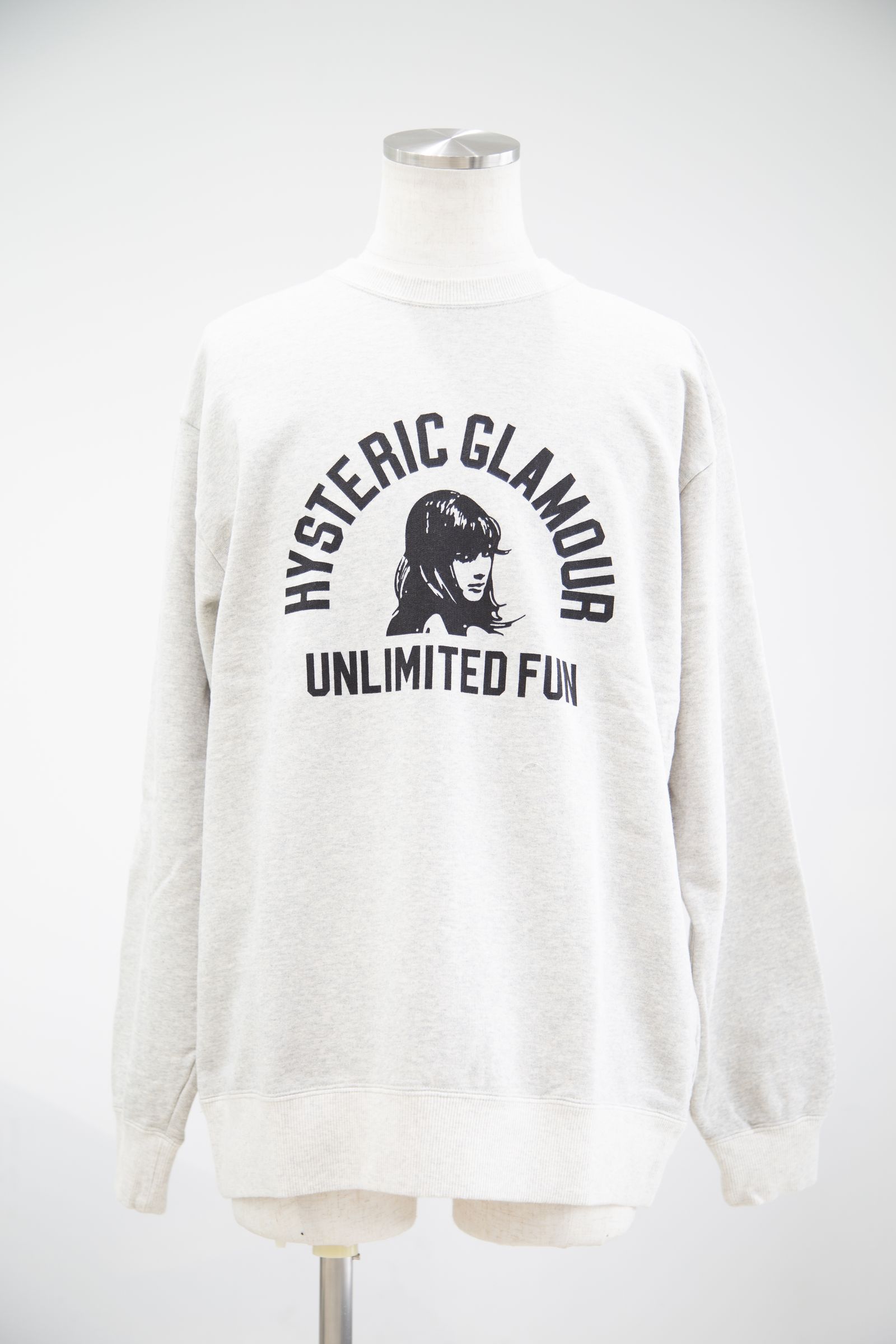 HYSTERIC GLAMOUR - UNLIMITED FUN スウェット / グレー | Tempt