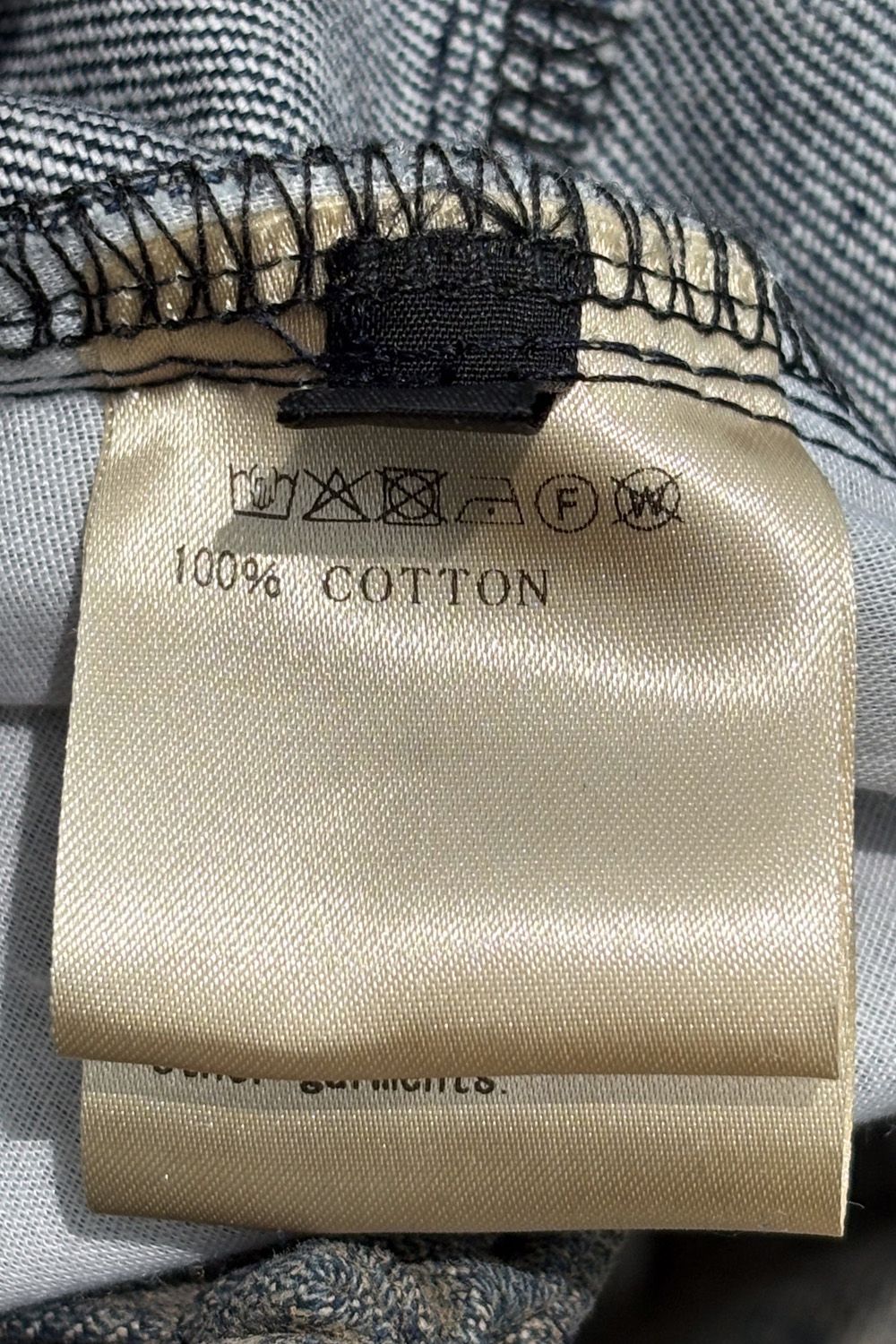 BLENDED SHADES DENIM CARGO TUCK WIDE PT / スチールブルー