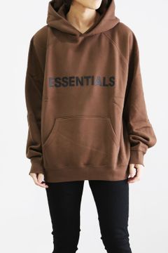 FRONT LOGO HOODIE / ブラウン