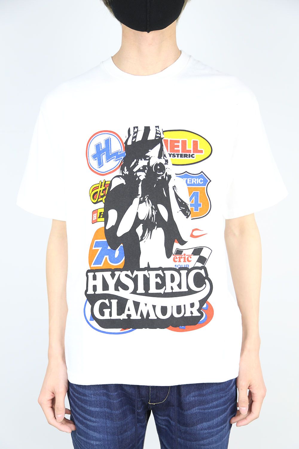 HYSTERIC GLAMOUR  CAMERA GIRL TシャツXL