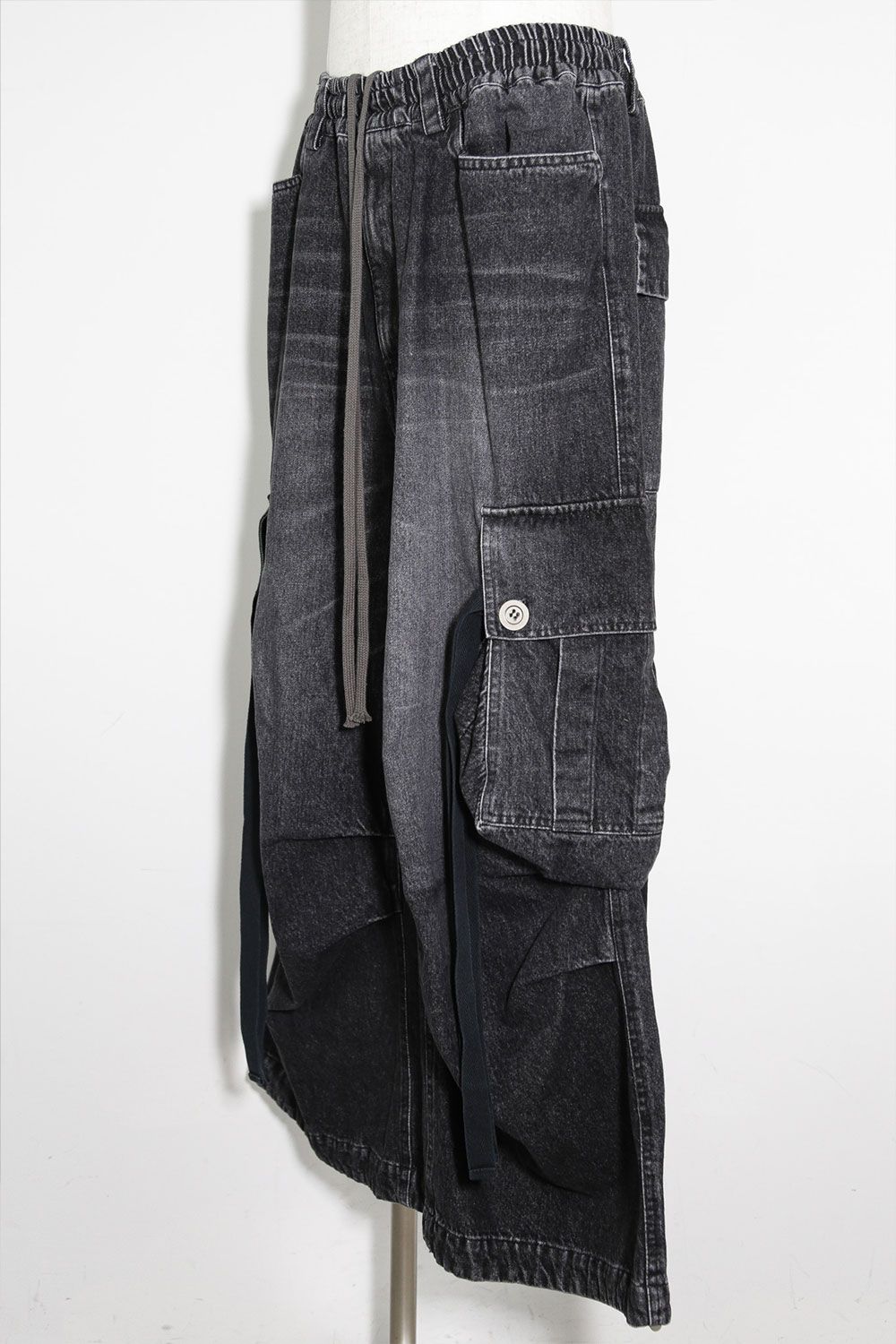 ヴィンテージデニムワイドパンツ / VintageDenim Wide Pants / ブラック / ag-8062