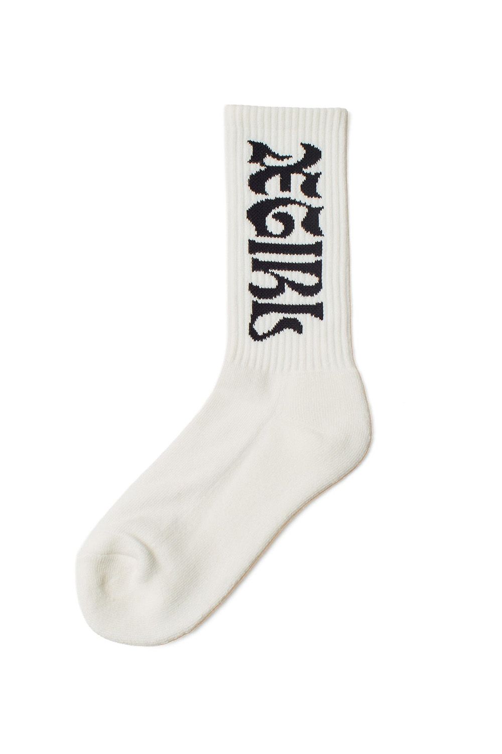 WIDE GOTHIC LOGO JACQUARD SOCKS -