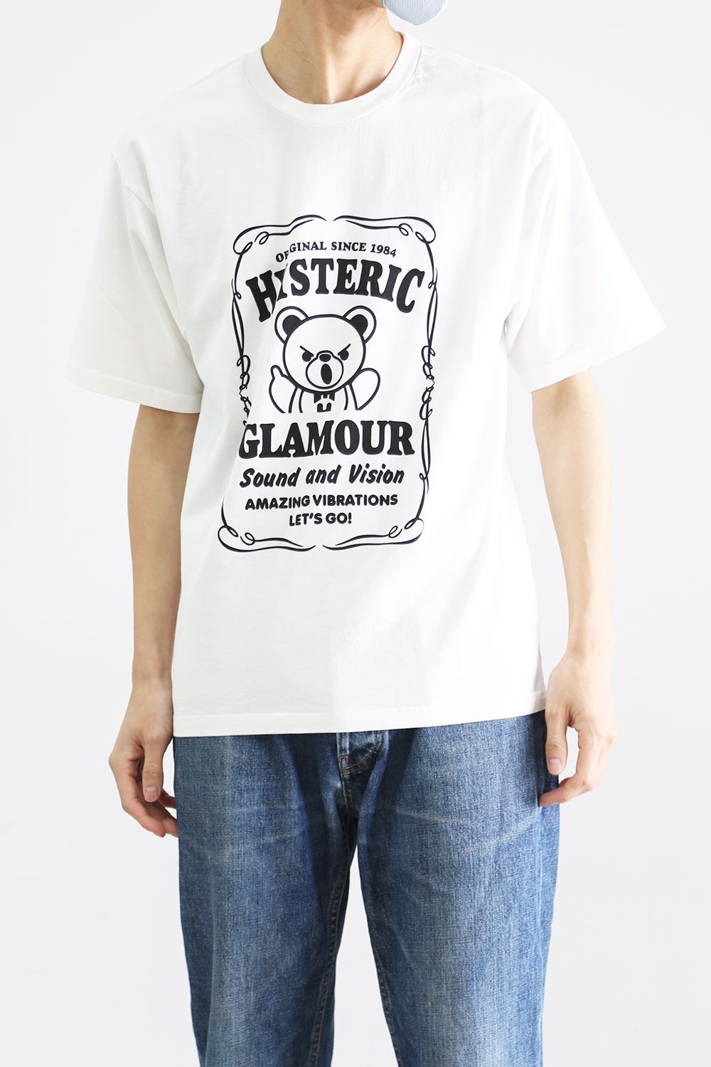 HYSTERIC GLAMOUR - BEAR LABEL Tシャツ / ホワイト | Tempt