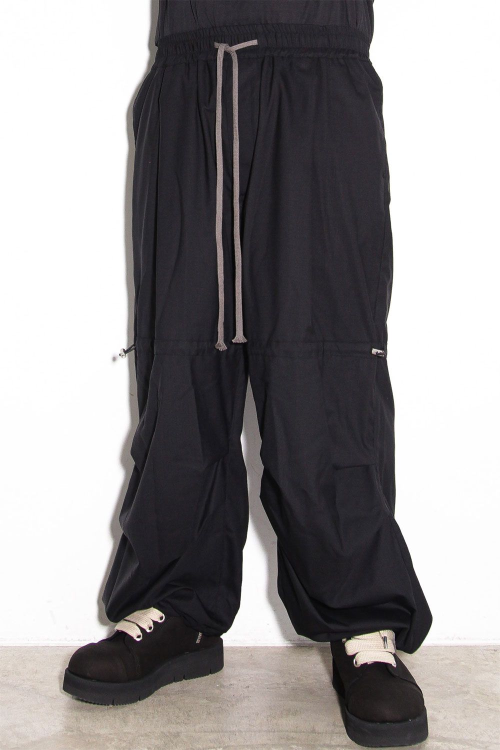 サマーウールワイドパンツ / Wide Pants / ブラック / ag-9093-1