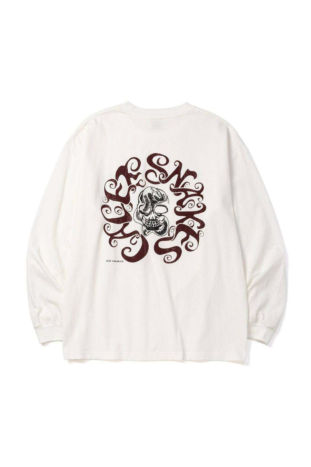 VINTAGE TYPE CALEE SNAKES L/ S TEE / ホワイト