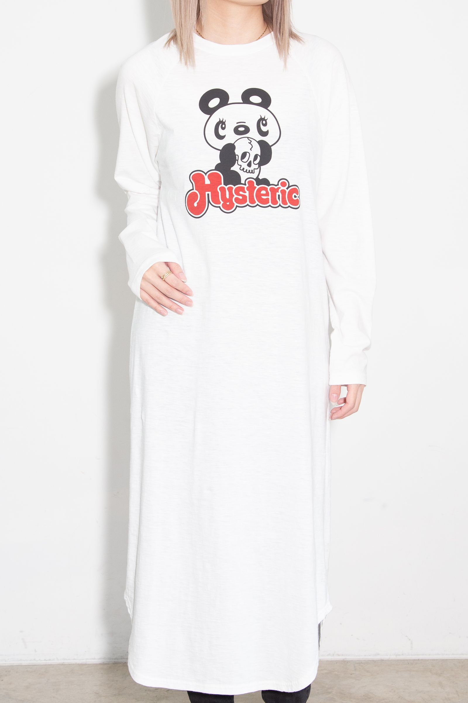 ［ラスト1点］SKULL PANDA ワンピース / ホワイト