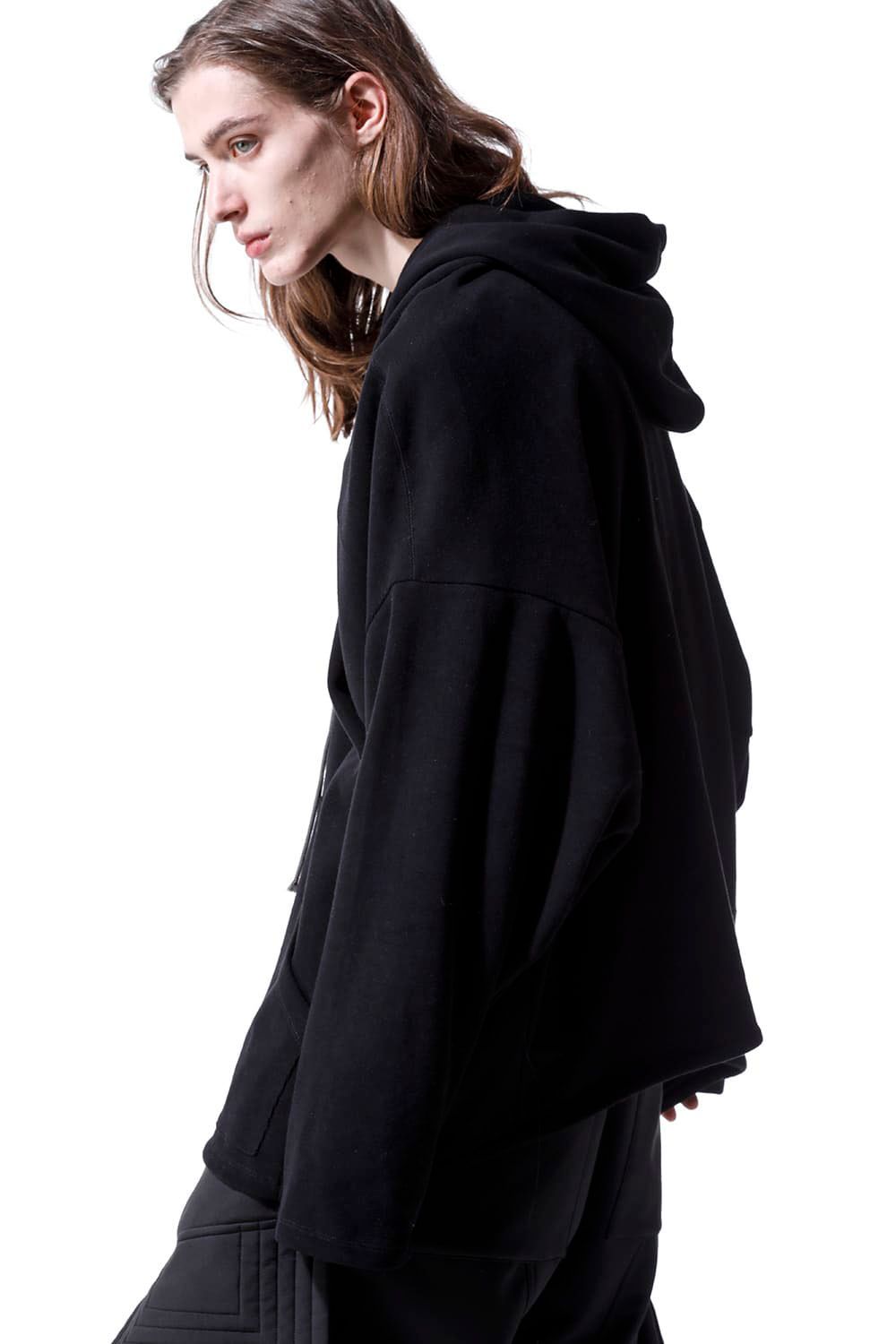 ドルマンフーディーニットプルオーバー / Dolman Hoodie Knit Pullover / ブラック