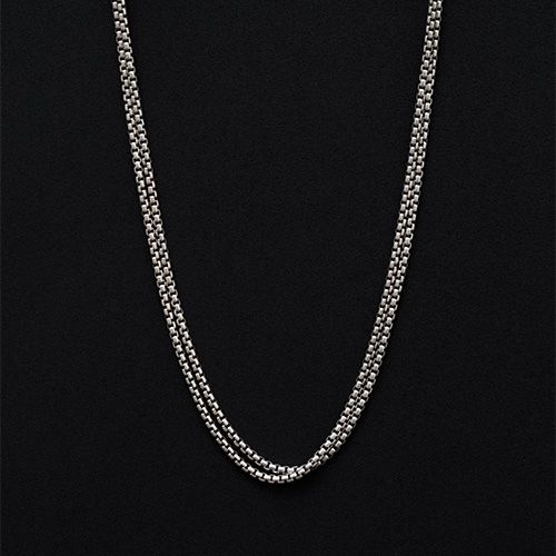 Box Double Chain Necklace / GN002