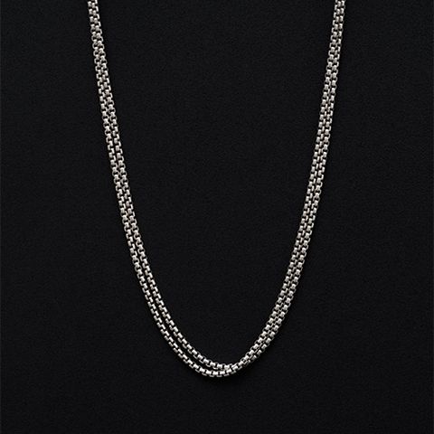 Box Double Chain Necklace / GN002