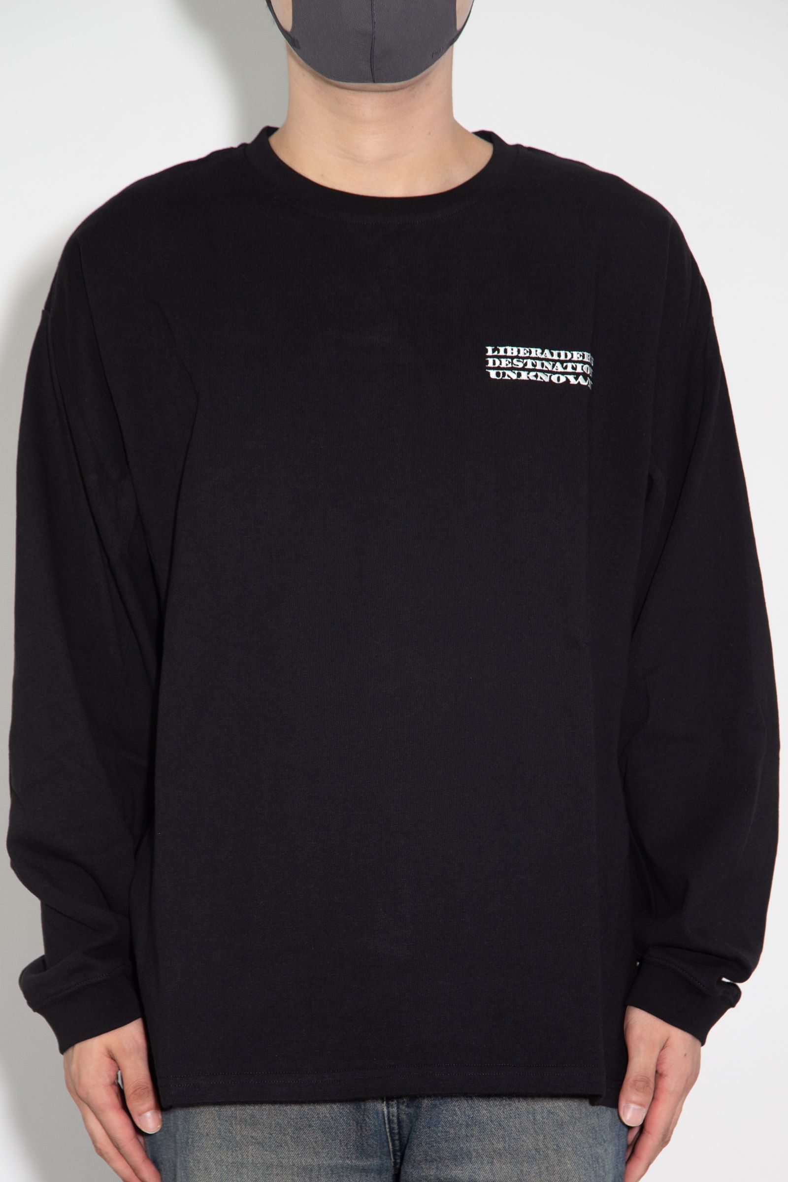 3D CUT L/S TEE / ブラック