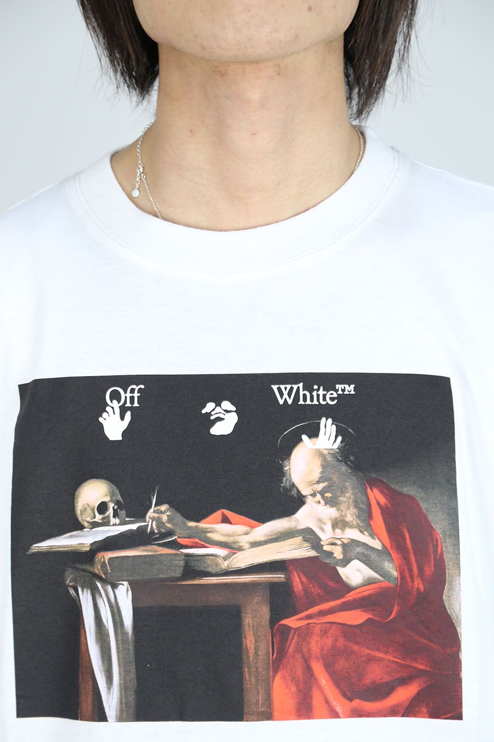 16ss】Off White Tシャツ オーバーサイズ カラヴァッジョ-