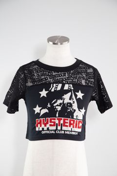 CAMERA CLUB ショート丈Tシャツ / ブラック