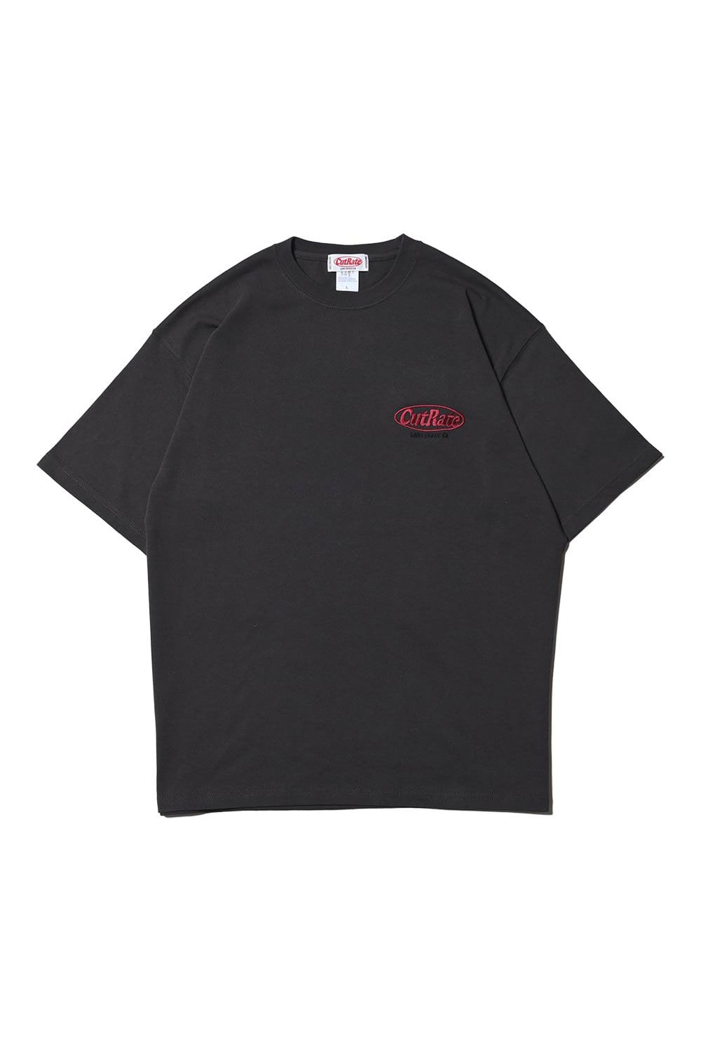 LOGO HEAVY WEIGHT DROPSHOULDER S/S -T-SHIRT / ヴィンテージブラック