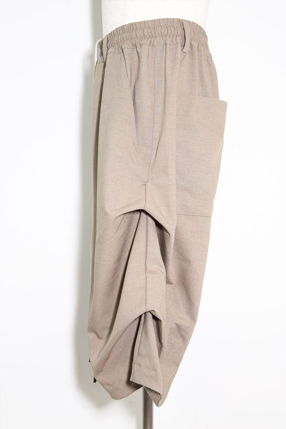 サマーウールタックショーツ / Summer Wool Tuck Shorts / ライトベージュ / ag-11020-2