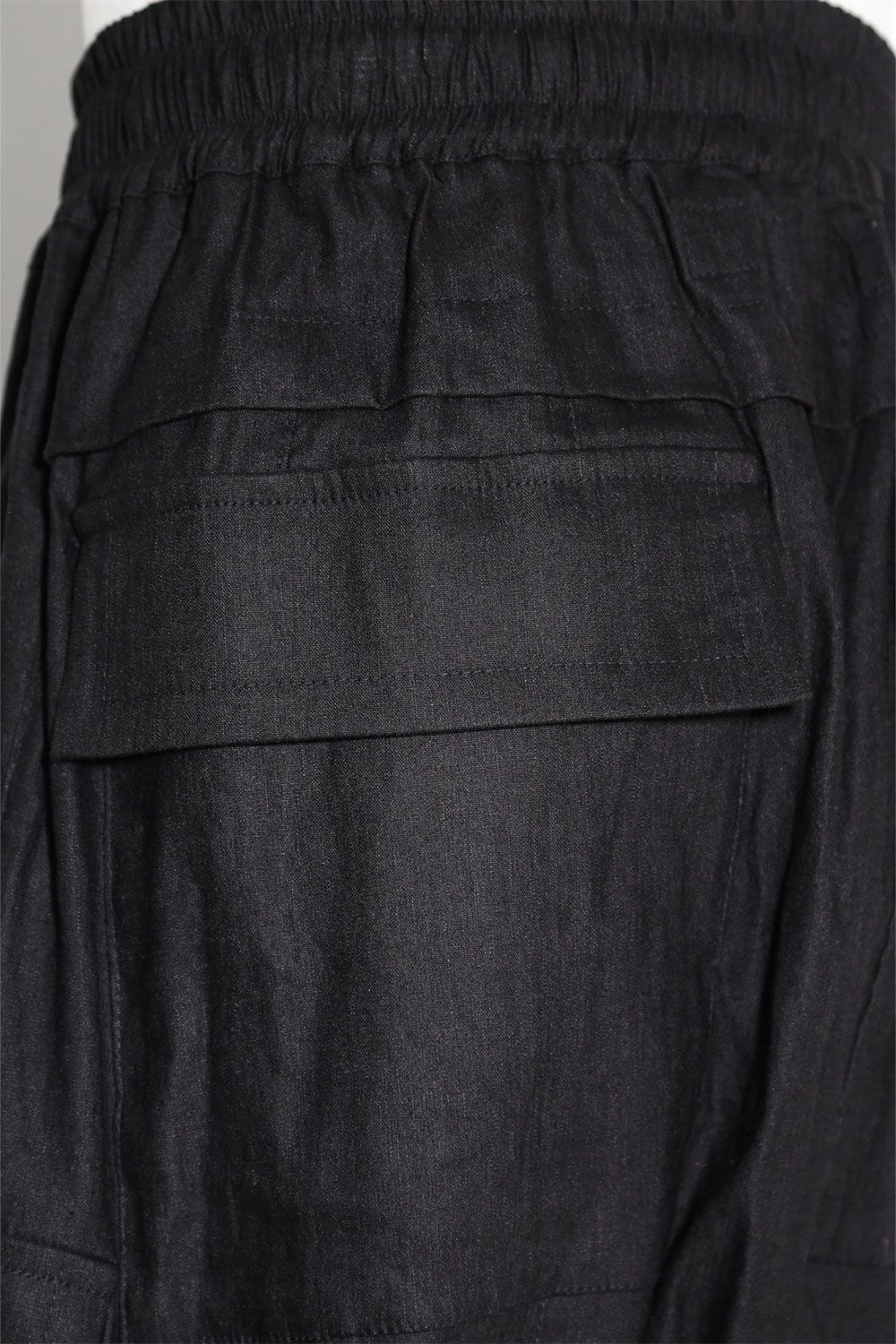 ミリタリーサルエルパンツ / Military Sarouel Long Pants / ブラック / ag-9067
