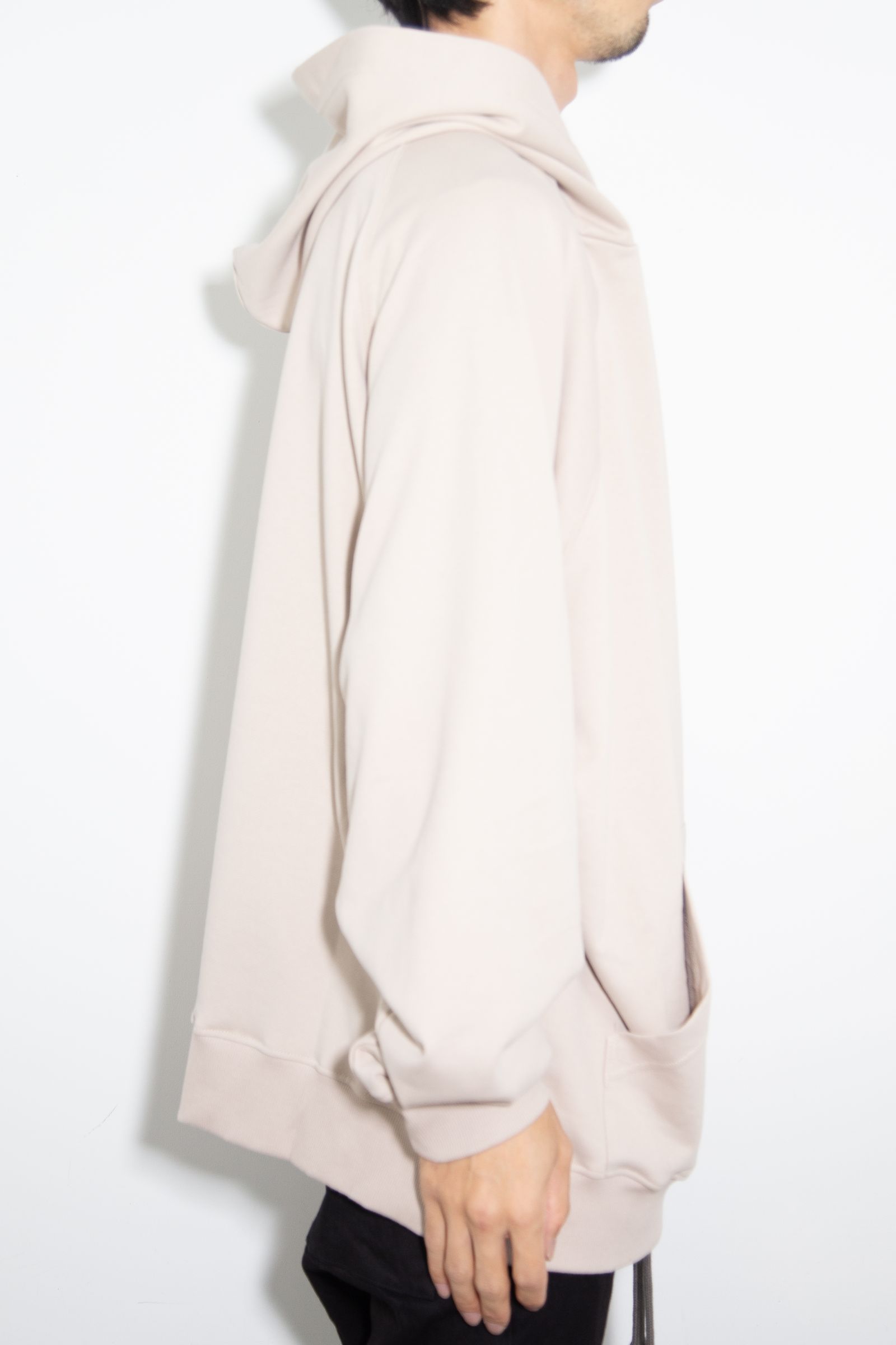 ライトウェイトオーバーサイズパーカー / Light Weight Sweat Hoodie / ライトベージュ / ag-7040