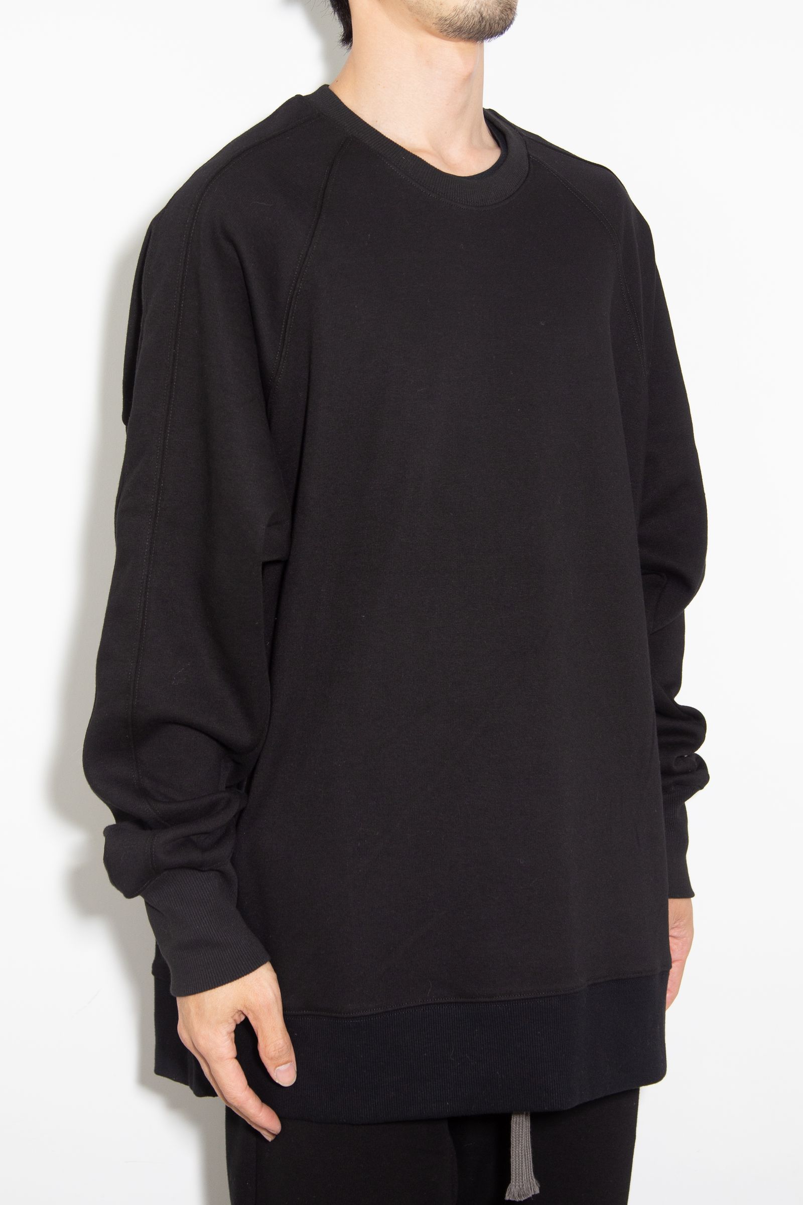 ボンバーヒートオーバーサイズスウェット / Bomber Heat Dolman Pullover / ブラック / ag-6005