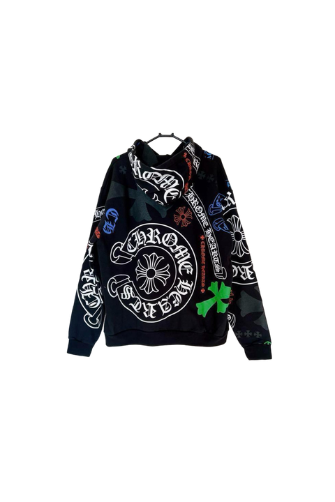 希少 新品未使用】クロムハーツ フーディー パーカー マルチカラー