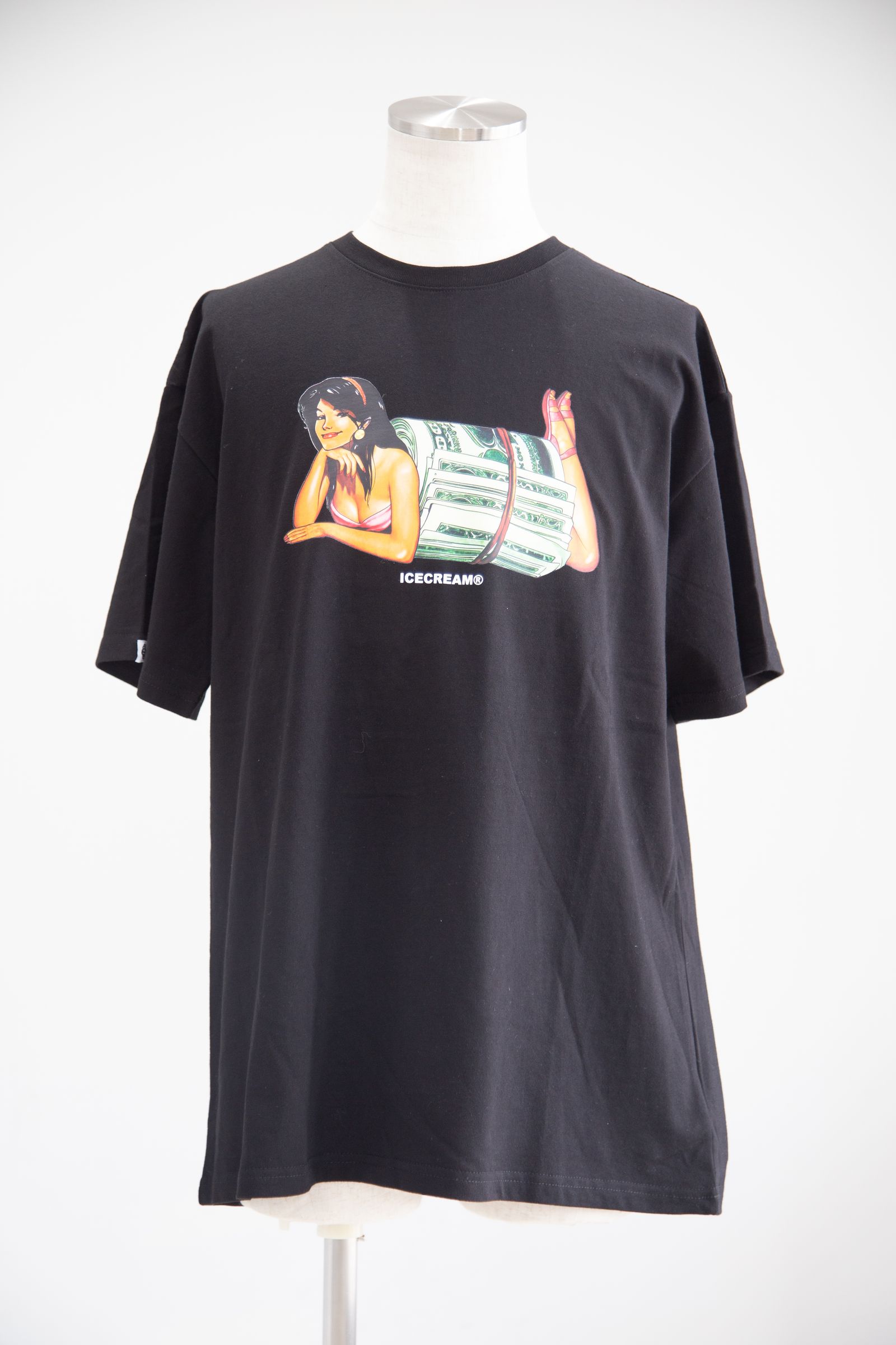 【ICECREAM】PLEASANTVILLE T-SHIRT / ブラック