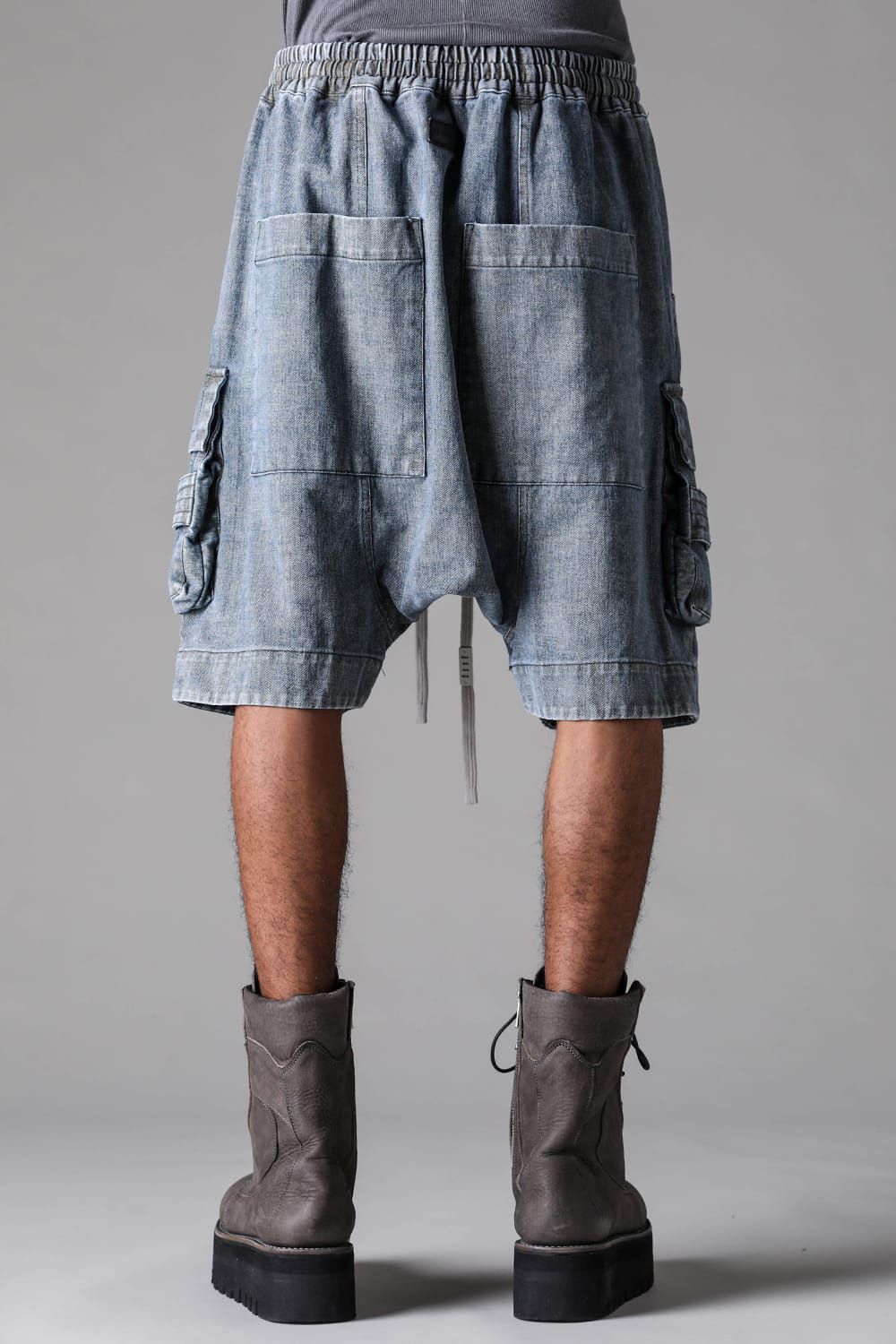Denim Cargo Shorts