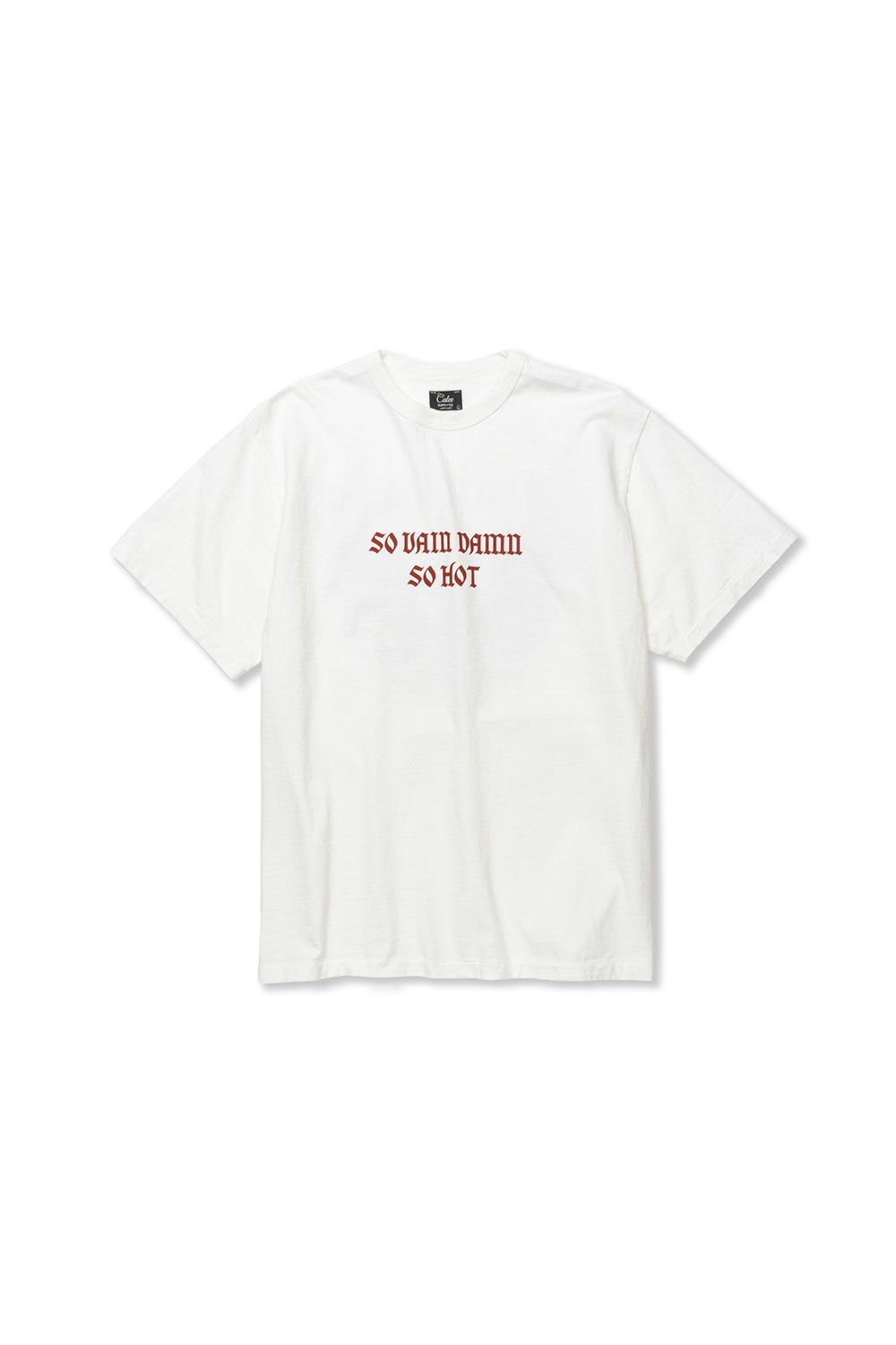 BINDER NECK WING LOGO VINTAGE TEE ＜NATURALLY PAINT DESIGN＞ / ホワイト